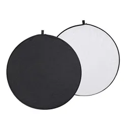 5 in 1 photography reflector - collapsible round disc - with bag - 60cmCamera
