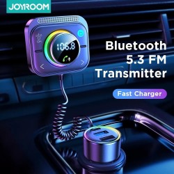 Transmisores FMTransmisor FM Bluetooth universal para coche - Cargador USB dual - Micrófono incorporado