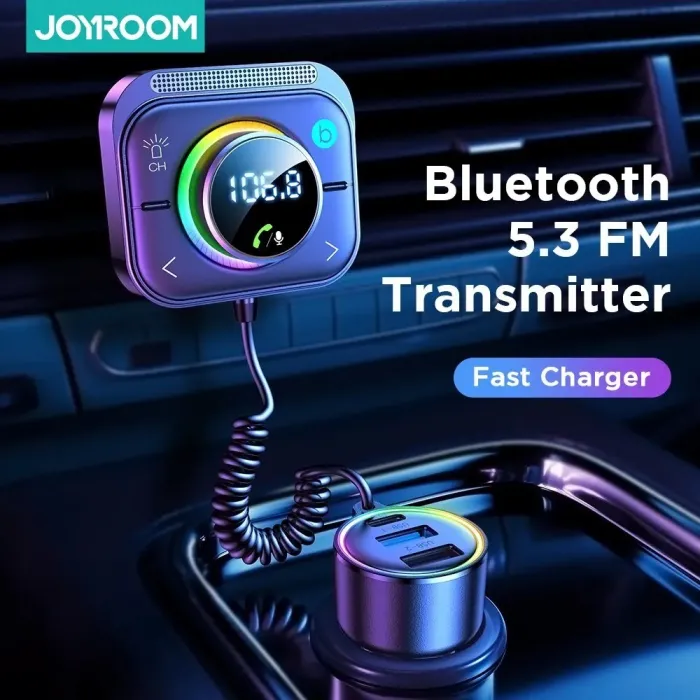 Universal bil Bluetooth FM-sender - dobbel USB-lader - innebygd mikrofon