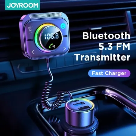 Universal bil Bluetooth FM-sender - dobbel USB-lader - innebygd mikrofon