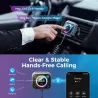 Transmetteur FM Bluetooth universel pour voiture - double chargeur USB - microphone intégré