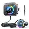 Universal bil Bluetooth FM-sender - dobbel USB-lader - innebygd mikrofon