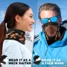 Thermal face kommandopipo / huivi - hengittävä naamio - pyöräily / vaellus / hiihto
