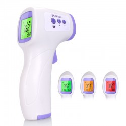 Termômetro corporal multifuncional - infravermelho - digital - sem contato
