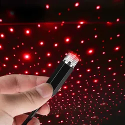 Bil interiørlys projektor - stjernehimmel - LED - USB-kabel