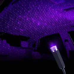 Bil interiørlys projektor - stjernehimmel - LED - USB-kabel