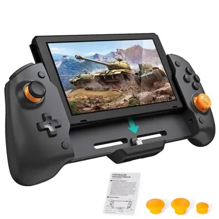 Handhållet grepp - dubbla motorvibrationer - 6-axligt gyro - Joycon - för Nintendo Switch Gamepad Controller
