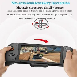 Håndholdt grep - dobbel motorvibrasjon - 6-akset gyro - Joycon - for Nintendo Switch Gamepad Controller