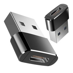 USB till typ C - OTG-adapter - USB-C - hane till mikro USB typ-C hona - omvandlare - 2 st