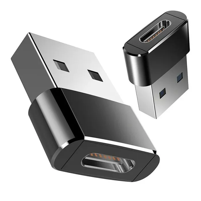 USB na typ C - adapter OTG - USB-C - męski na micro USB typ-C żeński - konwerter - 2 sztukiAkcesoria