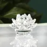 Fiore di loto di cristallo colorato - statuetta