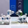 Colorful crystal dog - figurineStatues & Sculptures