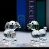 Colorful crystal dog - figurineStatues & Sculptures