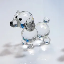 Colorful crystal dog - figurineStatues & Sculptures