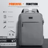 Borsa per laptop alla moda - zaino - con porta di ricarica USB - impermeabile