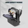 Trendige Laptoptasche - Rucksack - mit USB-Ladeanschluss - wasserdicht