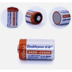 CR2 - 3V - 900mAh - LiFePO4 - bateria - recarregável