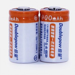 CR2 - 3V - 900mAh - LiFePO4 - batteri - genopladeligt
