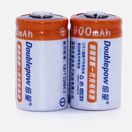 CR2 - 3V - 900mAh - LiFePO4 - batteri - laddningsbart