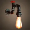 American industrial pipe - iron wall lampWall lights