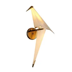LED wall lamp - origami paper bird designWall lights