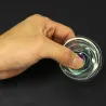 Regnbuehodeskaller - håndfidget spinner - metall