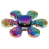 Regnbuehodeskaller - håndfidget spinner - metall