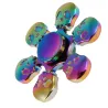 Regnbuehodeskaller - håndfidget spinner - metall
