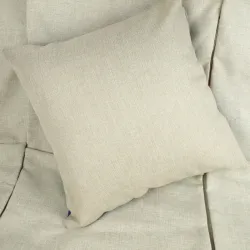 Federa decorativa in cotone - stampa ancora/timone - 45*45 cm