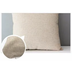 Federa decorativa in cotone - stampa ancora/timone - 45*45 cm