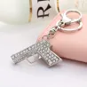 Mini pistolet à cristal - porte-clés