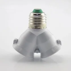 E27 to E27 - 1 to 2 lamp - socket base - converter - splitter - adapter - fireproofLighting fittings
