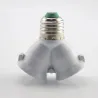 E27 to E27 - 1 to 2 lamp - socket base - converter - splitter - adapter - fireproofLighting fittings
