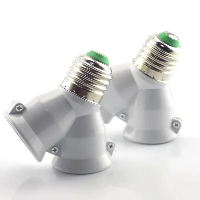 E27 to E27 - 1 to 2 lamp - socket base - converter - splitter - adapter - fireproofLighting fittings