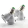 E27 to E27 - 1 to 2 lamp - socket base - converter - splitter - adapter - fireproofLighting fittings