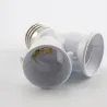 E27 vers E27 - 1 à 2 lampes - culot - convertisseur - répartiteur - adaptateur - ignifuge