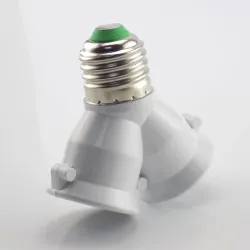 E27 to E27 - 1 to 2 lamp - socket base - converter - splitter - adapter - fireproofLighting fittings