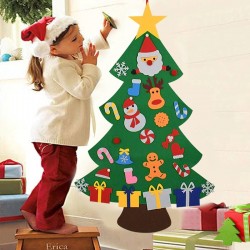 Filt juletræ - DIY juledekoration
