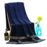 Serviette de bain/plage luxueuse - broderie turque - coton
