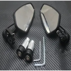 Universal aluminum motorcycle bar-end mirrorsMirrors