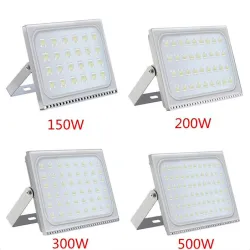 LED flomlys - reflektor - ultratynn - IP65 vanntett - 150W - 200W - 500W - 110V / 220V