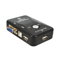 KVM-kytkin - jakaja - 2 porttia - USB 2.0 - 1920*1440 VGA SVGA