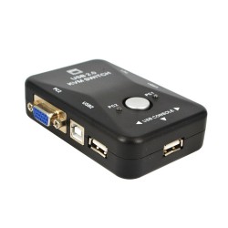 KVM switcher - splitter - 2 porte - USB 2.0 - 1920*1440 VGA SVGA