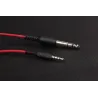 Profesjonalne słuchawki studyjne dla DJ-ów - przewodowy zestaw słuchawkowy stereo - z mikrofonemSłuchawki