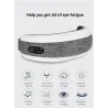 Masseur oculaire intelligent - compression d'air chauffé - yeux fatigués - cernes - massage - relaxation - Bluetooth