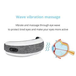 Masseur oculaire intelligent - compression d'air chauffé - yeux fatigués - cernes - massage - relaxation - Bluetooth