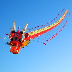 Traditionel kinesisk drage - drage - 7m