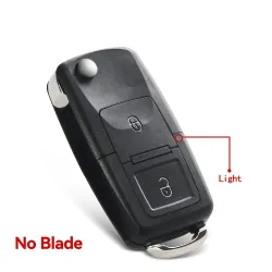 Étui pour clé télécommande 2 / 3 boutons - coque - pour Volkswagen / SEAT / Skoda