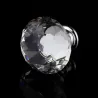 Decorative furniture knob - handle - drawer - wardrobe - crystal diamond - 30mmFurniture
