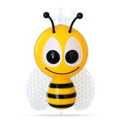 Veilleuse LED - prise murale - avec capteur - abeille dessin animé